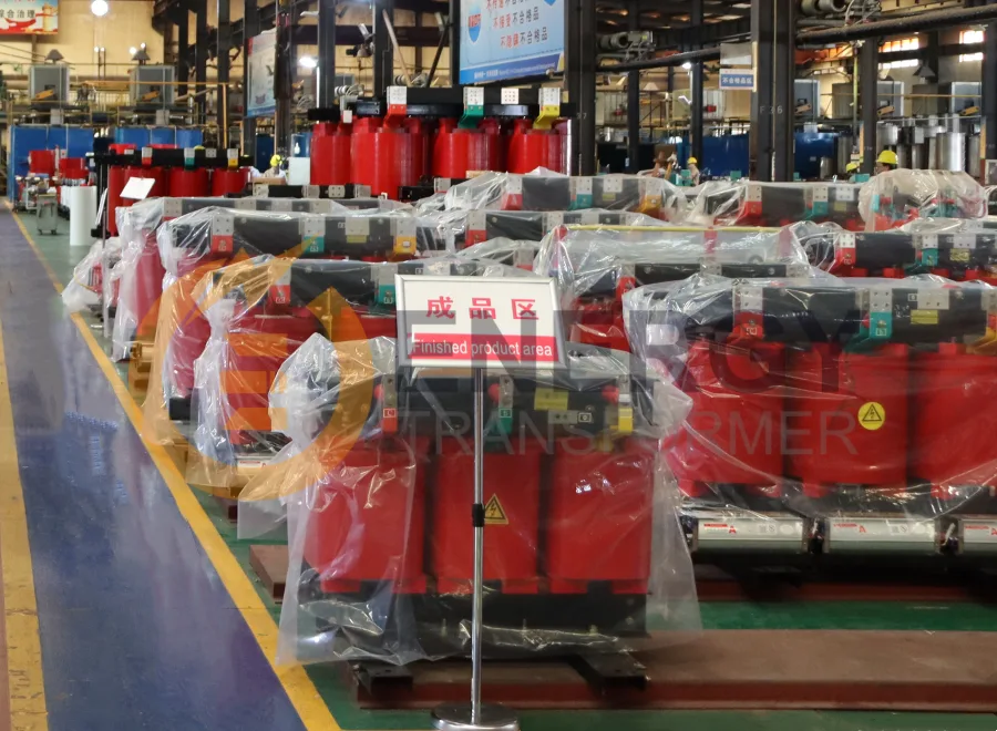 2000 kVA Medium Voltage Dry Type Transformer with manufacturer warehouse stock, 12470V to 480Y/277V, three-phase, available for USA, Canada, Mexico, Brazil, Peru markets, factory wholesale supply.