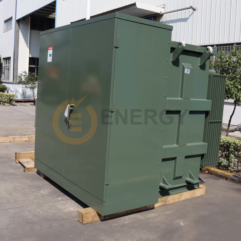 2500 kVA pad-mount transformer for sale, 13.8kV to 480V, ANSI certified, factory-supplied by Energy Transformer