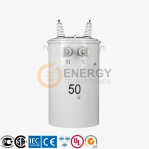50 kVA Oil-Immersed Electrical Pole Transformer for Overhead Distribution – Energy Transformer Factory Export