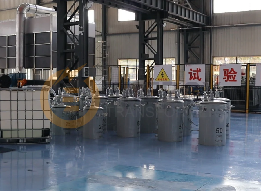 Factory-Direct 50 kVA Oil-Filled Pole Transformer – Overhead Distribution Unit for 22.9kV to 220V Systems