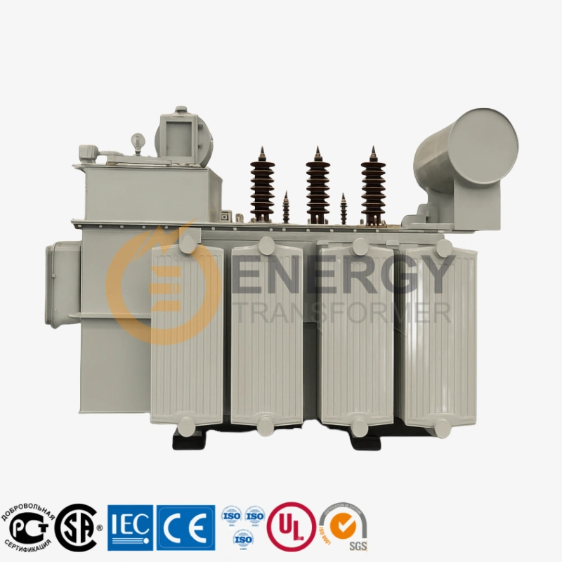 6000 kVA 33kV to 11kV oil-filled substation transformer with copper windings for power distribution in USA, Canada, Mexico, Brazil, Argentina, and more