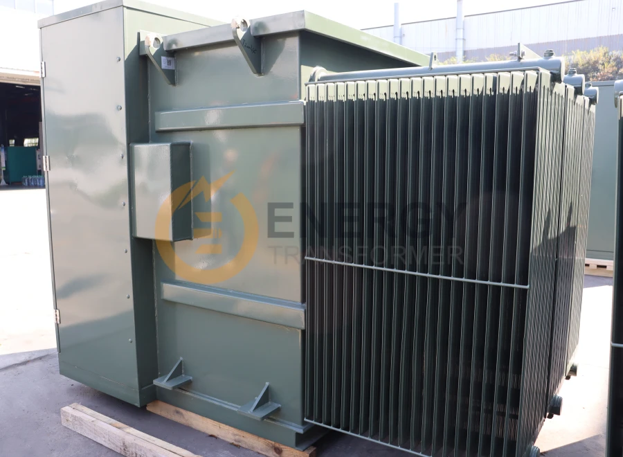 Factory-direct 2500 kVA pad-mounted transformer, oil-filled 3-phase unit with ANSI standards by Energy Transformer