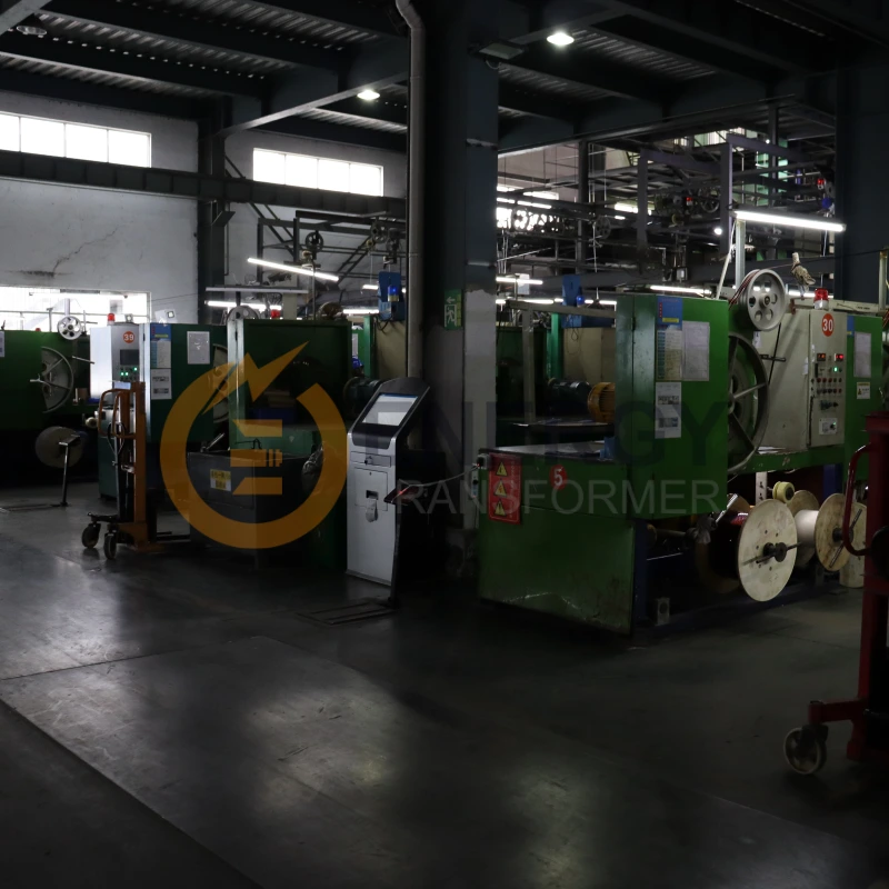 Proceso de producción del transformador de subestación de media tensión de 33/11kV de 2,5MVA a 6,3MVA en la fábrica Energy Transformer para su exportación a Norteamérica y Sudamérica.