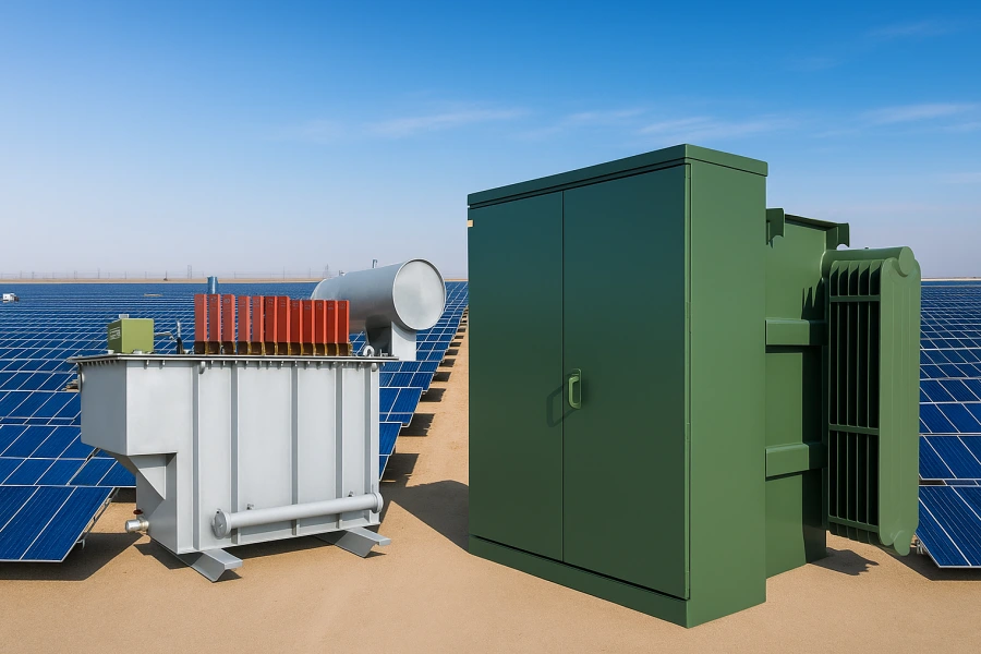 High-efficiency solar photovoltaic transformer for utility-scale solar power systems in North and South America
