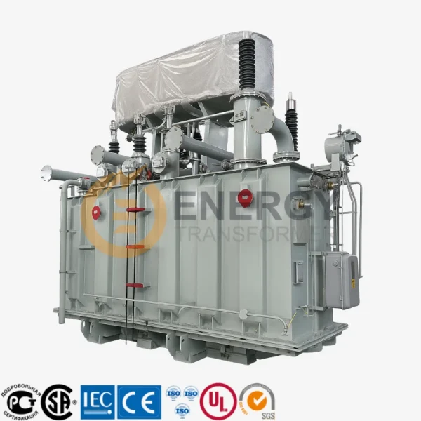 115kV 35MVA oil-immersed solar power transformer by Energy Transformer, built for utility-scale PV plants in North America, Europe, and Australia.