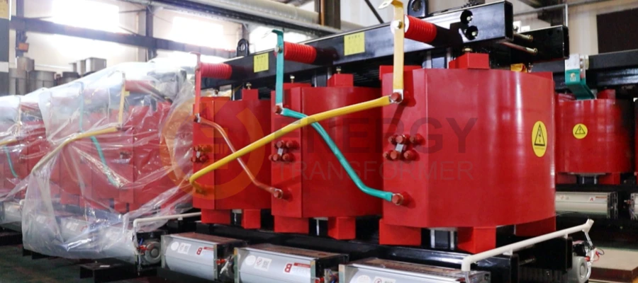 Transformador seco de interior personalizado de Energy Transformer, diseñado para una distribución segura y eficaz en los mercados de EE.UU., Canadá y Europa.