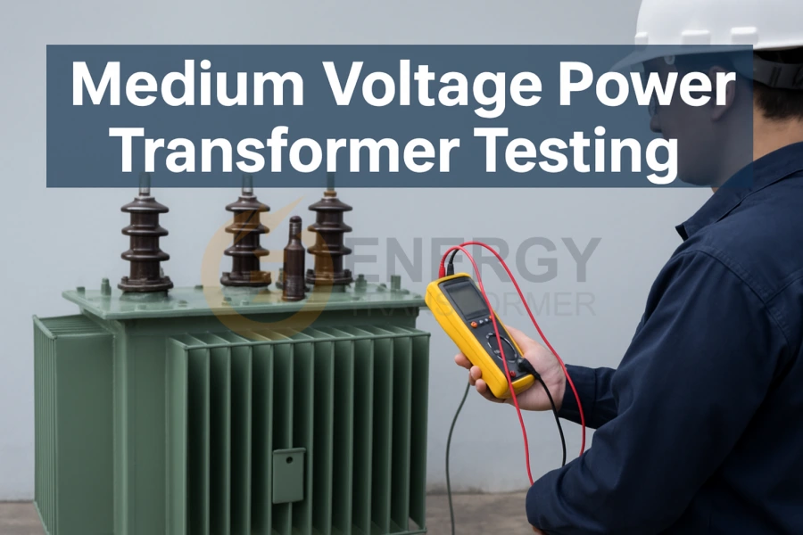 Energy Transformer expanded Medium Voltage Transformer testing with advanced diagnostics, CE CSA UL certified, factory manufacturer and wholesale supplier for USA, Canada, UK, Germany, France, Italy, Spain, Netherlands, Australia, Portugal, and global markets.