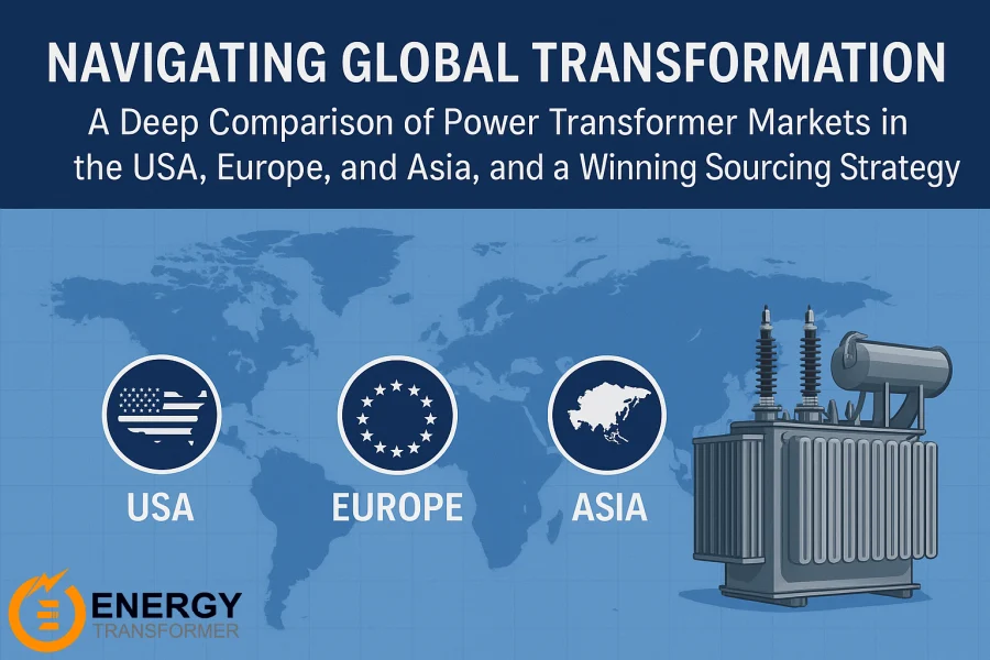 Energy Transformer high-voltage and industrial power transformers, 6-500kV, 15kVA-1200MVA, CE/UL/CSA certified, supplied to USA, Canada, UK, Germany, France, Netherlands, Spain, Italy, Australia, and Portugal