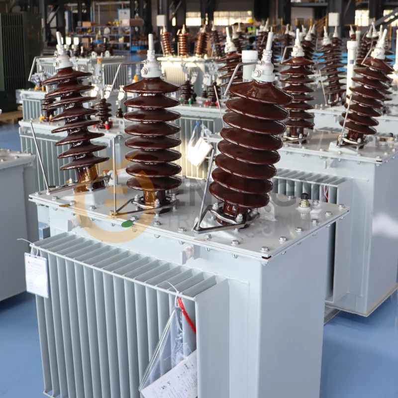 112.5 kVA oil immersed transformer manufactured by Energy Transformer China, outdoor power distribution unit supplied to USA, Canada, UK, and Europe.