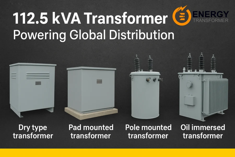 112.5 kVA transformer technical guide by Energy Transformer, Chinese manufacturer supplying industrial and commercial power systems to USA, Canada, and Europe.