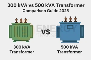 Energy Transformer 300 kVA vs 500 kVA selection guide for industrial and commercial applications in the US, Canada, UK, Germany, France, and Europe