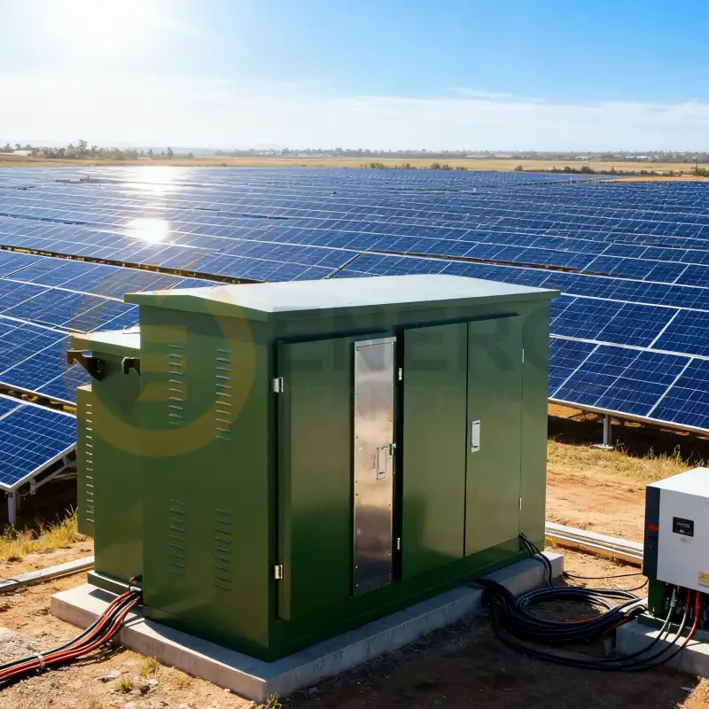 Advanced medium-voltage step-up transformer platform for large-scale photovoltaic farms manufactured by Energy Transformer, China’s leading supplier of customized solar power transformers.