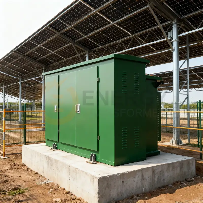Precision voltage transformation and protection system for utility solar networks, engineered by Energy Transformer—China’s leading supplier of customized photovoltaic transformers, serving North and South America including the U.S., Canada, Mexico, Brazil, Argentina, and Guyana.