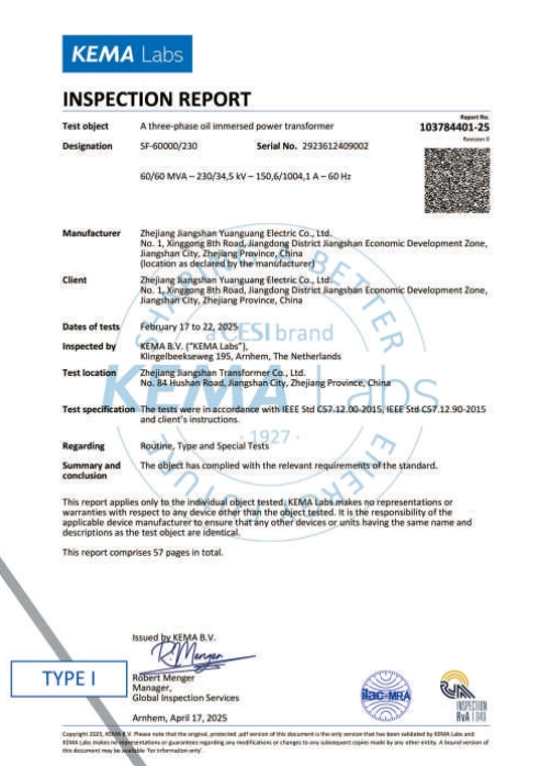 KEMA certified transformer factory producing high-performance power and distribution transformers for industrial, commercial, and renewable energy projects worldwide, including pole-mounted, pad-mounted, and custom solutions, by YGT Energy Transformer.