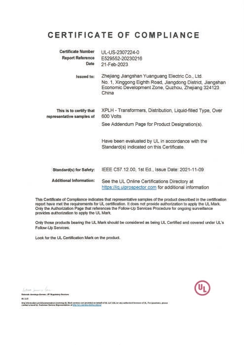 YGT Energy Transformer UL certified pole-mounted, pad-mounted, and distribution transformers for industrial and commercial B2B use.