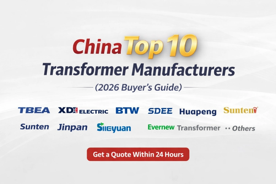 Top 10 power transformer manufacturers in China 2026 guide for global buyers listing leading electrical transformer suppliers