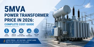 Factory-direct 5MVA power transformer for 33kV/11kV industrial substations, 2026 pricing model by Energy Transformer.